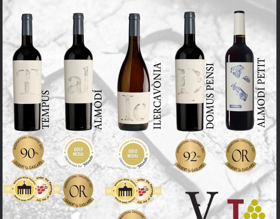 premis i reconeixements internacionals d'aquest 2021 als vins ALTAVINS